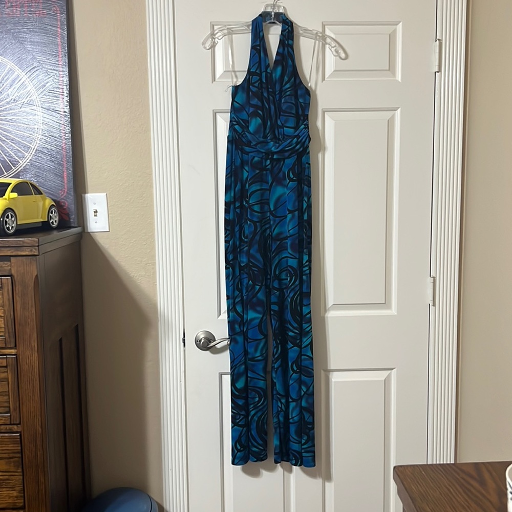 Perception Concept v-neck halter jumpsuit size 4.